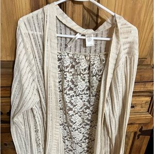 Simply irresistible lace cardigan 3X